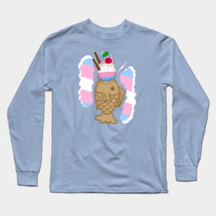 Pride Taiyaki Ice cream-Transgender flag Long Sleeve T-Shirt